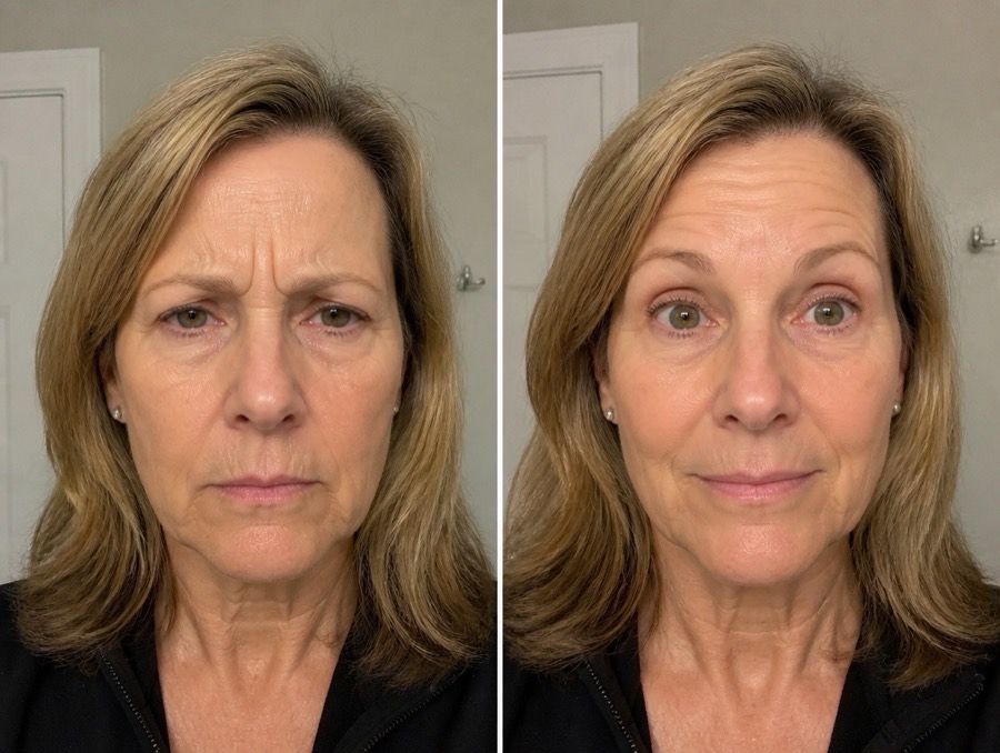 Judith K. before and after