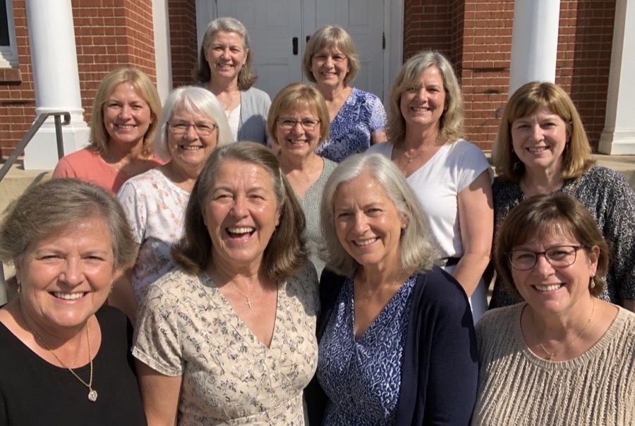 Church group photo, front row